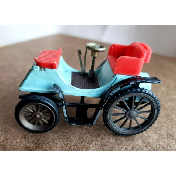 GAMA TOY DIECAST 2 Seater Light Blue Body Red Seat & White Canopy 1:46 W GERMANY - Picture 10 of 16